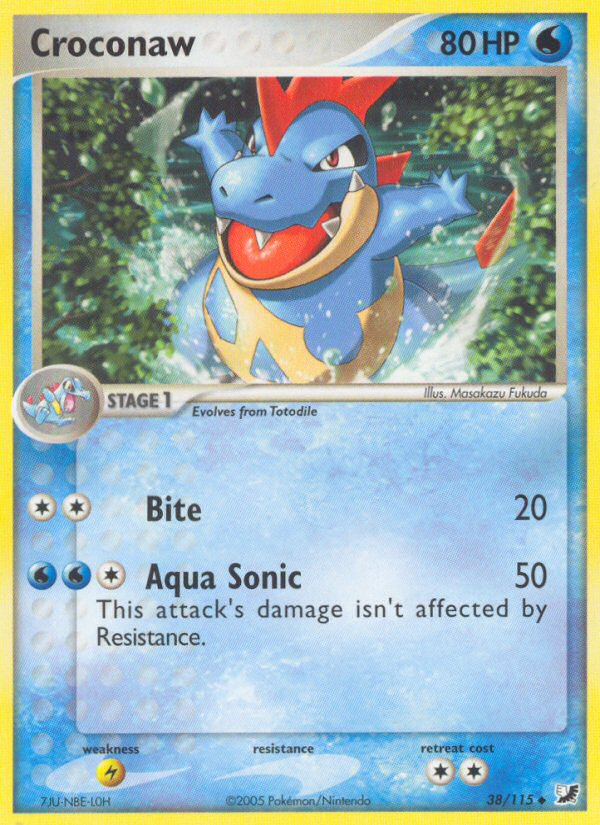 pokemon card croconaw Pokemon Single Card NEO GENESIS (1st Edition)