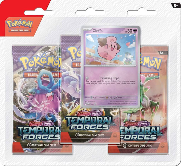 Temporal Forces 3-Pack Blister (Cleffa) | Pokemon TCG