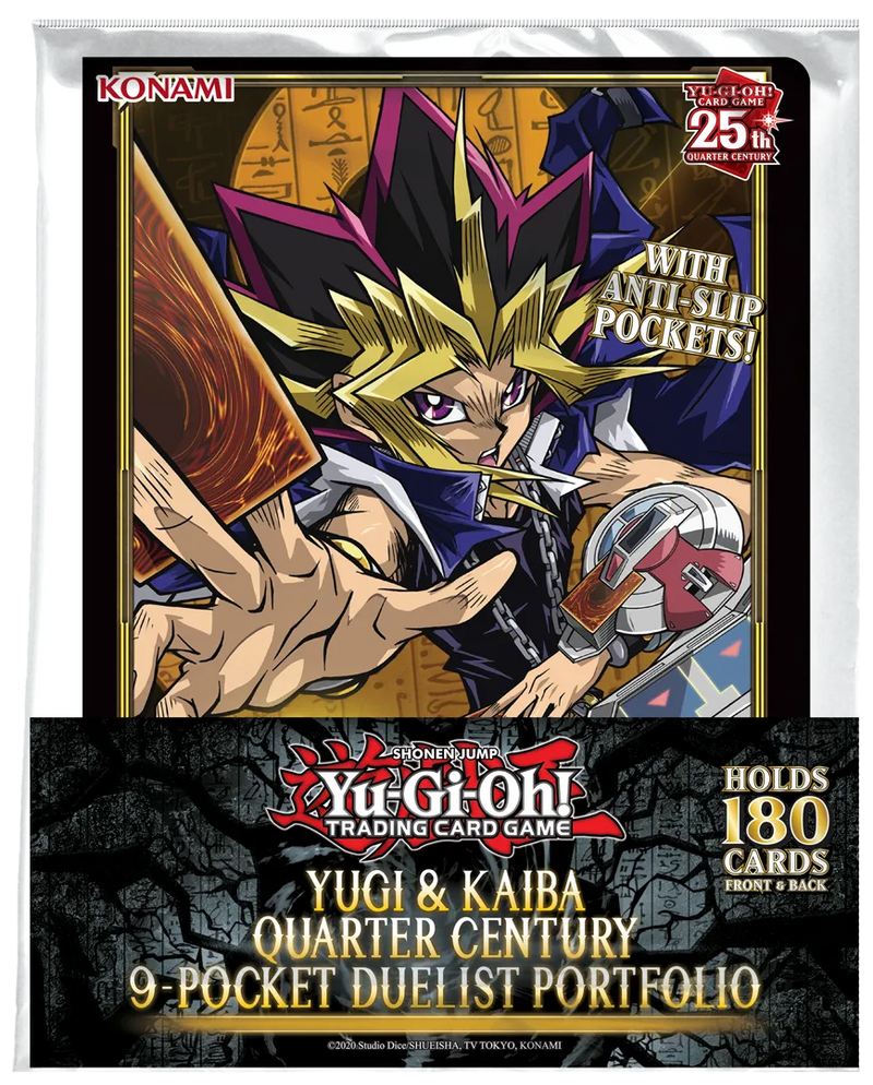 Yugi & Kaiba Quarter Century 9-Pocket Duelist Portfolio | Yu-Gi-Oh! TCG