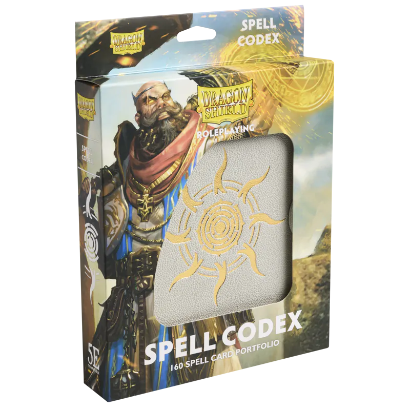 Spell Codex - Ashen White | Dragon Shield