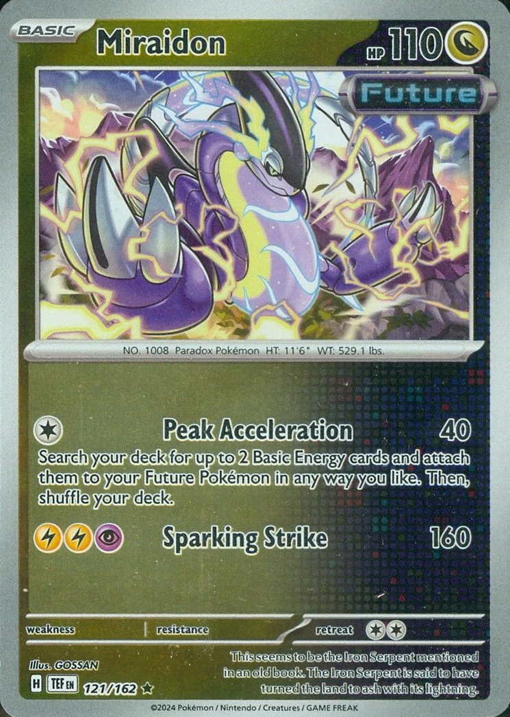 pokemon miraidon card value ex 079/197 Double Rare - Obsidian Flames favorite character Miraidon | Pokmon Cards and