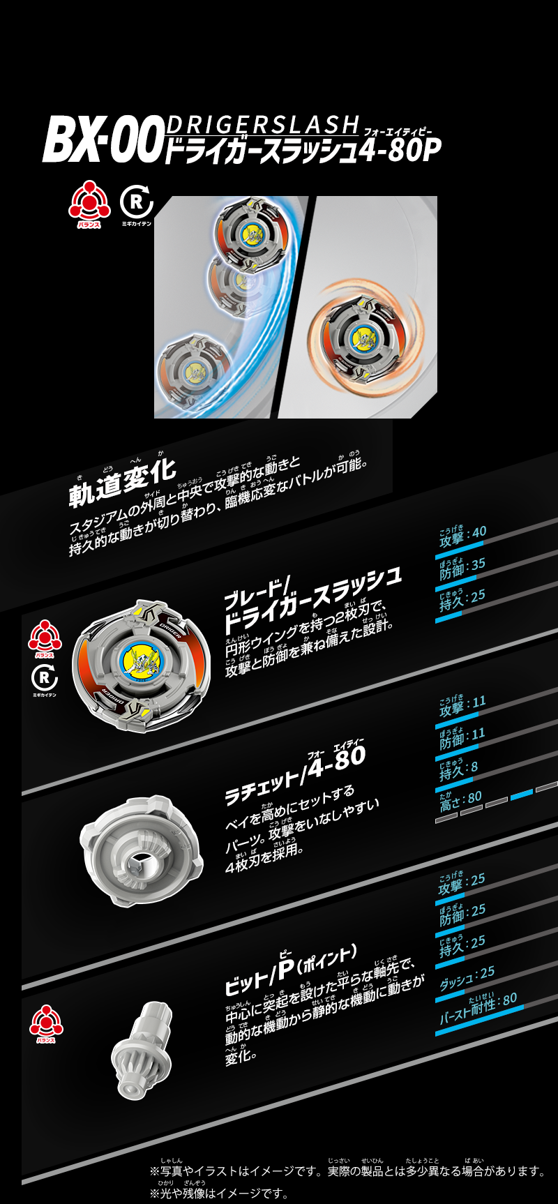 BX-00 Booster DrigerSlash 4-80P | Beyblade X