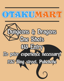 Dungeons and Dragons One Shot - 12pm Saturday (TBC)