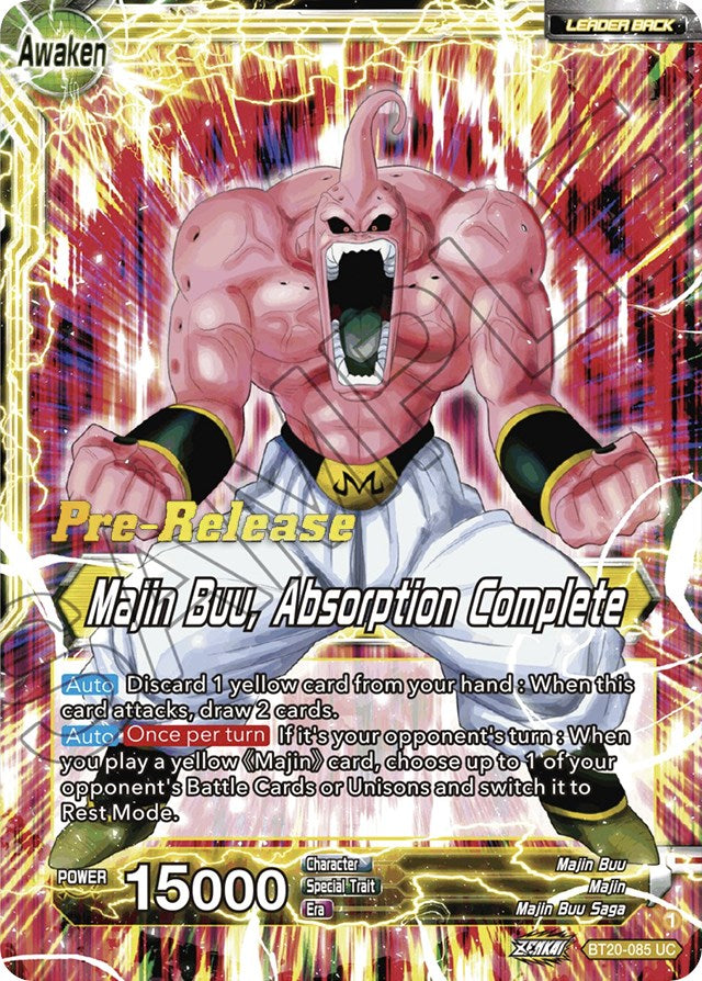 Majin Buu // Majin Buu, Absorption Complete (BT20-085) [Power Absorbed