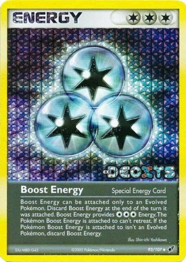 Boost Energy (93/107) (Stamped) [EX: Deoxys]