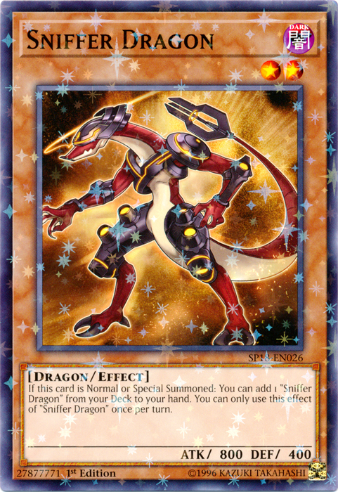 yugioh starfoil rare cards Sniffer Dragon [SP18-EN026] Starfoil Rare