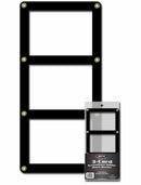 3 Card Screwdown Holder (Black Border) | BCW