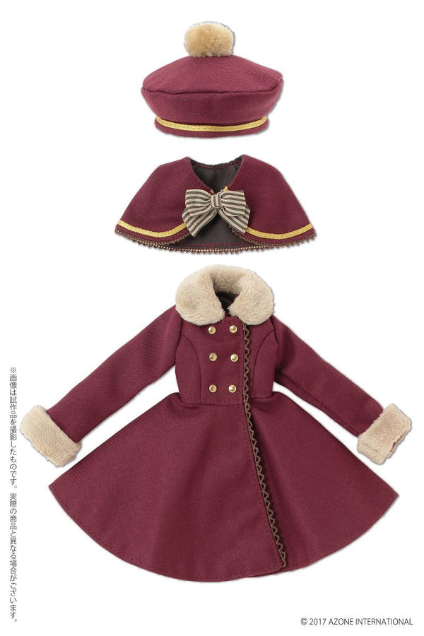 Classical Dress Coat Set (Bordeaux) | PureNeemo Accessory