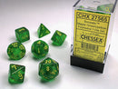 Borealis Maple Green/Yellow Polyhedral 7-Die Set | Chessex