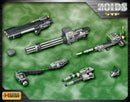 Customized Parts Beam Gatling Set  | HMM 1/72 Zoids