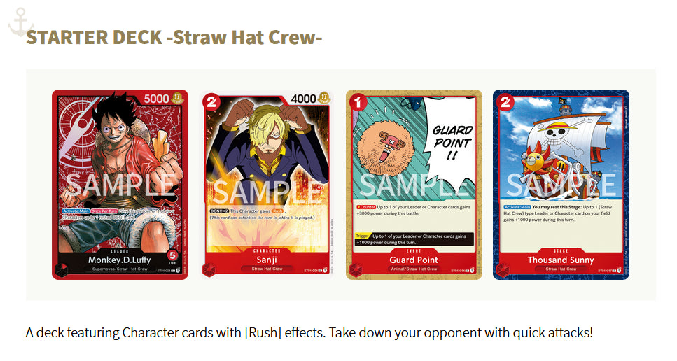 ST-01 Straw Hat Crew Starter Deck