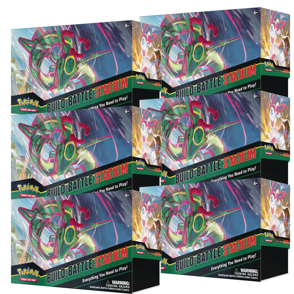 Evolving Skies Build & Battle Stadium Case (6) | Pokemon TCG Evolving Skies Build & Battle Stadium Case (6) | Pokemon TCG
