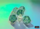 Borealis Kelp/light green Luminary Polyhedral 7-Dice Set