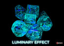 Borealis Kelp/light green Luminary Polyhedral 7-Dice Set