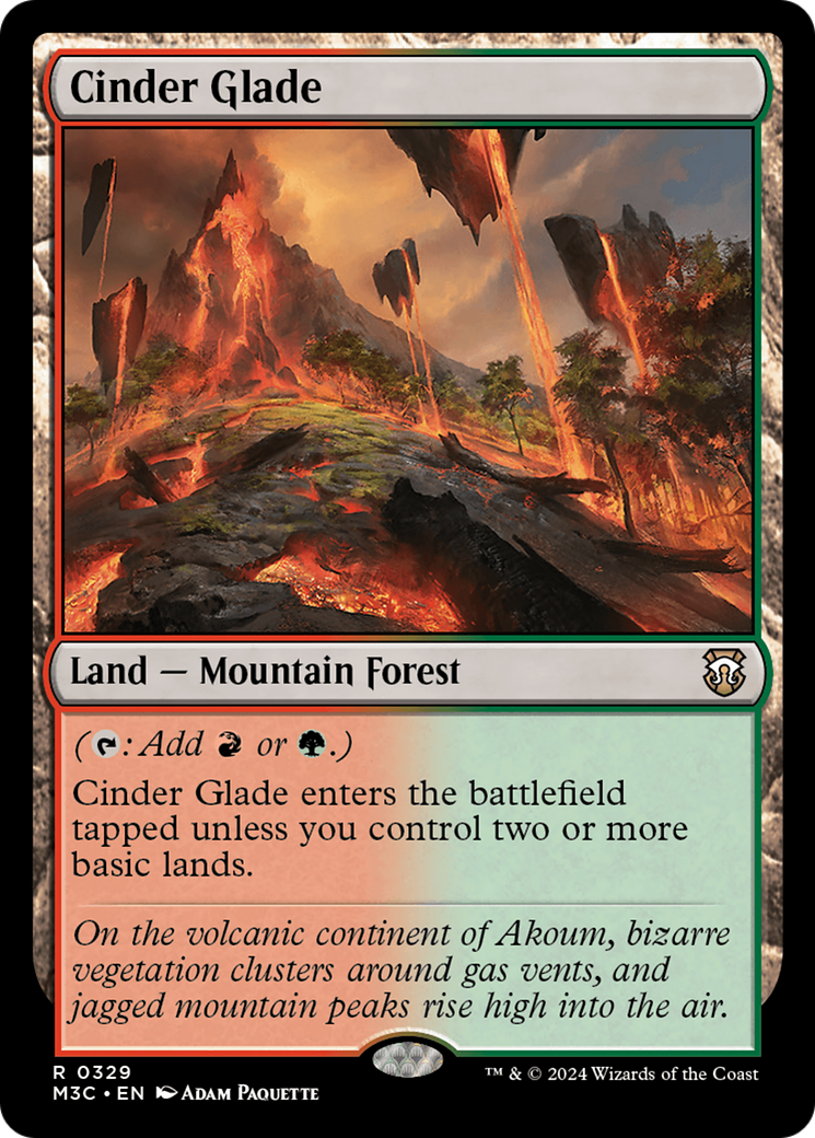 Cinder Glade [Modern Horizons 3 Commander]