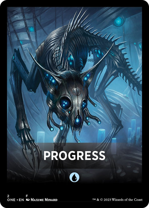 Progress Theme Card [Phyrexia: All Will Be One Tokens]