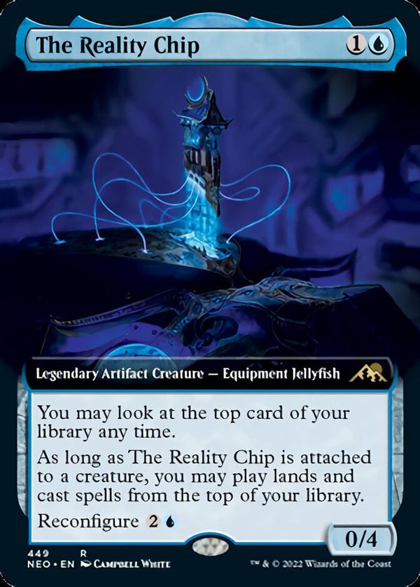 The Reality Chip (Extended Art) [Kamigawa: Neon Dynasty]