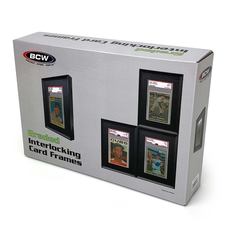 Interlocking Graded Card Frames - Black | BCW