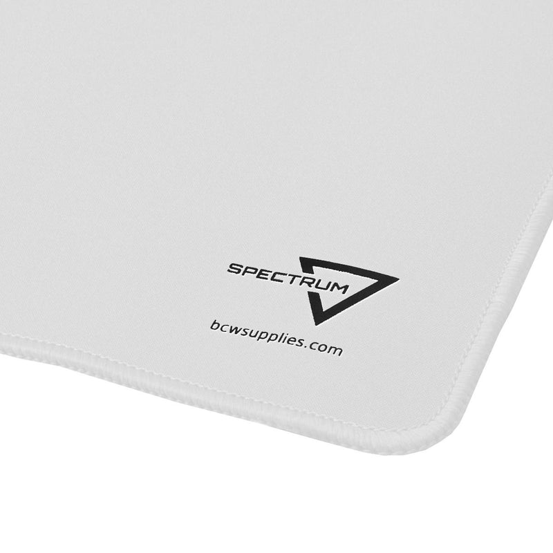 SPECTRUM Playmat with Stitched Edging - White