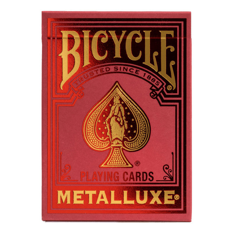 Bicycle Metalluxe Red 2022 Playing Cards