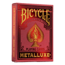 Bicycle Metalluxe Red 2022 Playing Cards