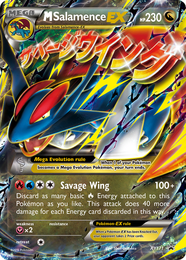 M Salamence EX (XY171) [XY: Black Star Promos]