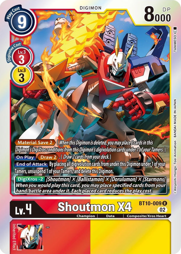 Shoutmon X4 [BT10-009] [Xros Encounter]