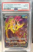 Jolteon V SWSH183 | JOLTEON VMAX PREM.COLL. [PSA 8]