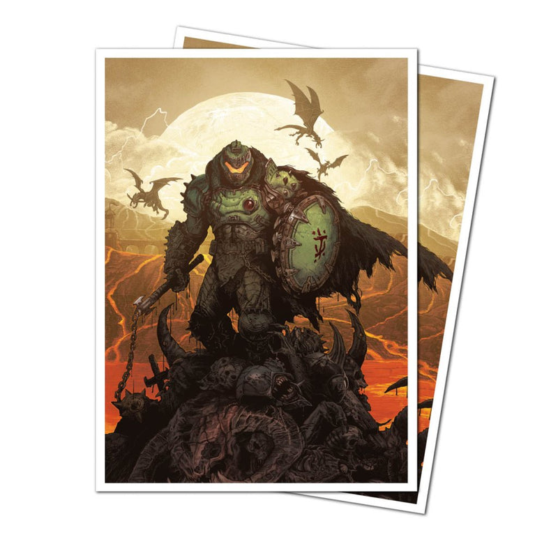 DOOM 105ct Apex Deck Protector Sleeves 2 for Bethesda | Ultra Pro