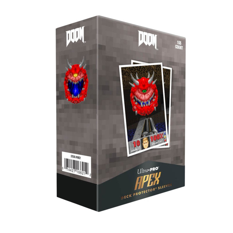 DOOM 105ct Apex Deck Protector Sleeves Cacodemon for Bethesda | Ultra Pro