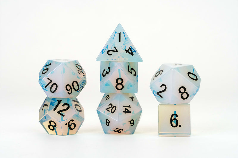 Gemstone Dice Set: Opalite