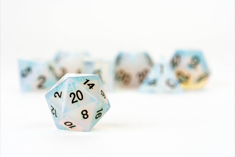 Gemstone Dice Set: Opalite