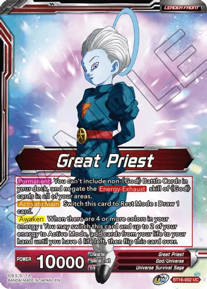 Great Priest // Great Priest, Commander of Angels (BT16-002) [Realm of the Gods]