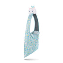 Light Blue Angel Cats Tote Bag w/ White Angel Cat Plushie