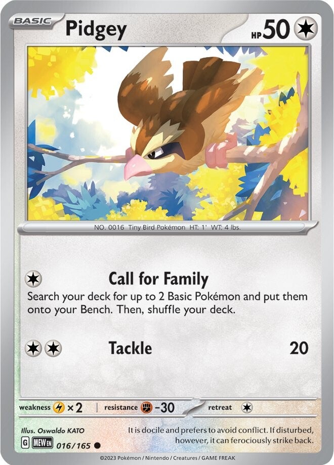 Pidgey (016/165) [Scarlet & Violet 151]