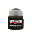 21-25 Warhammer Colour: Abaddon Black