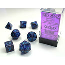 Speckled Cobalt Polyhedral 7-Dice Set