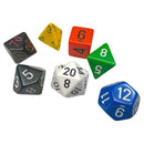 Nostalgia Opaque GM & Beginner Player Polyhedral 7-Dice Set | Chessex
