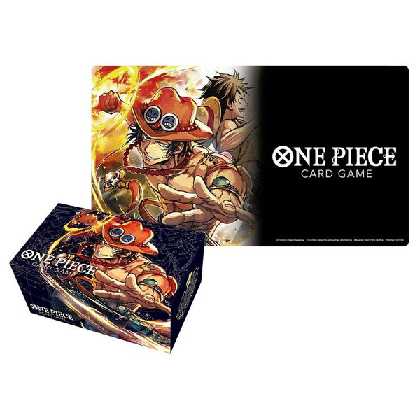 Playmat and Storage Box Set - Portgas D. Ace | One Piece TCG