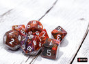 Festive Symphony/white Polyhedral 7-Dice Set