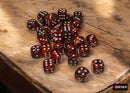 Festive Symphony/white 12mm d6 Dice Block (36 dice)