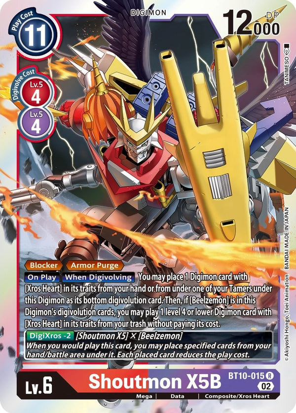 Shoutmon X5B [BT10-015] [Xros Encounter]