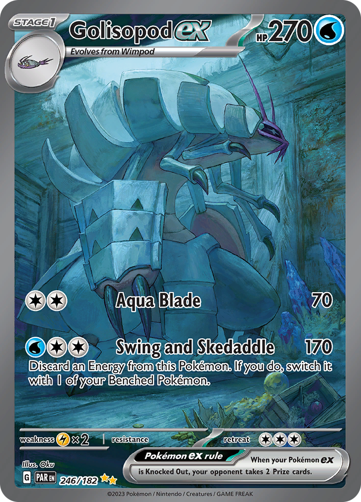 Golisopod ex (246/182) [Scarlet & Violet: Paradox Rift]