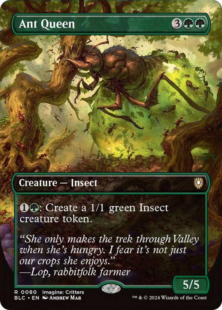 Ant Queen (Borderless) [Bloomburrow Commander]