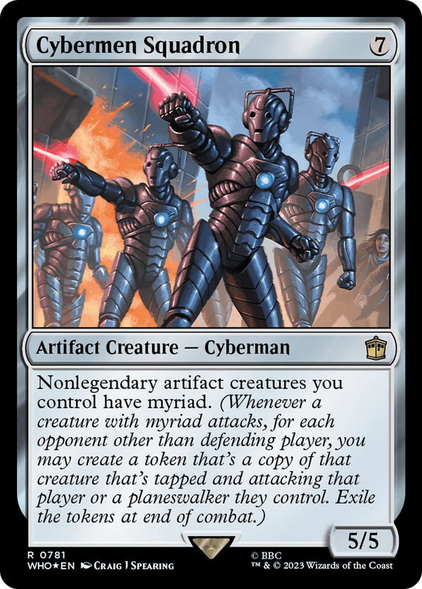 Cybermen Squadron (Surge Foil) [Doctor Who]
