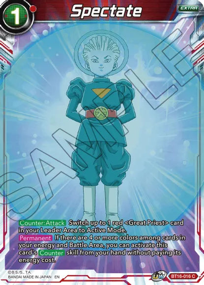 Spectate (BT16-016) [Realm of the Gods]