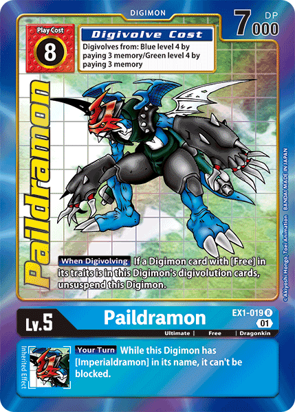 Paildramon [EX1-019] (Alternate Art) [Classic Collection]