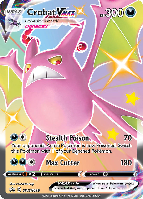 Crobat VMAX (SWSH099) (Jumbo Card) [Sword & Shield: Black Star Promos]