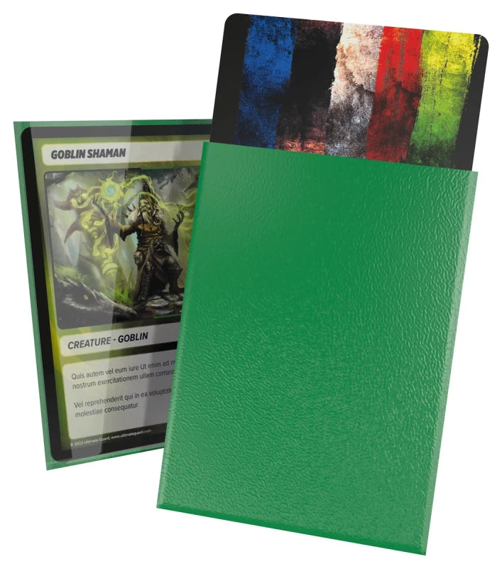 Cortex Sleeves Standard Size (100) - Glossy Green