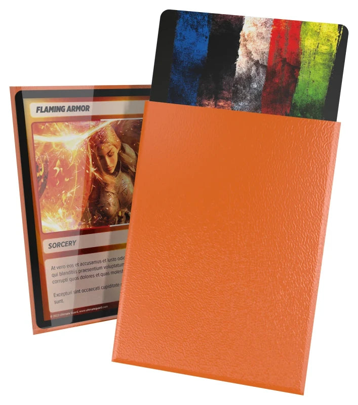 Cortex Sleeves Standard Size (100) - Glossy Poppy Topaz